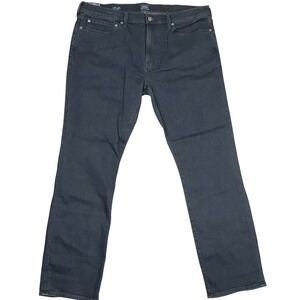 J Crew 770 Jeans Mens 40W 32L Dark Indigo Straight Fit Stretch K9613 DLW Casual